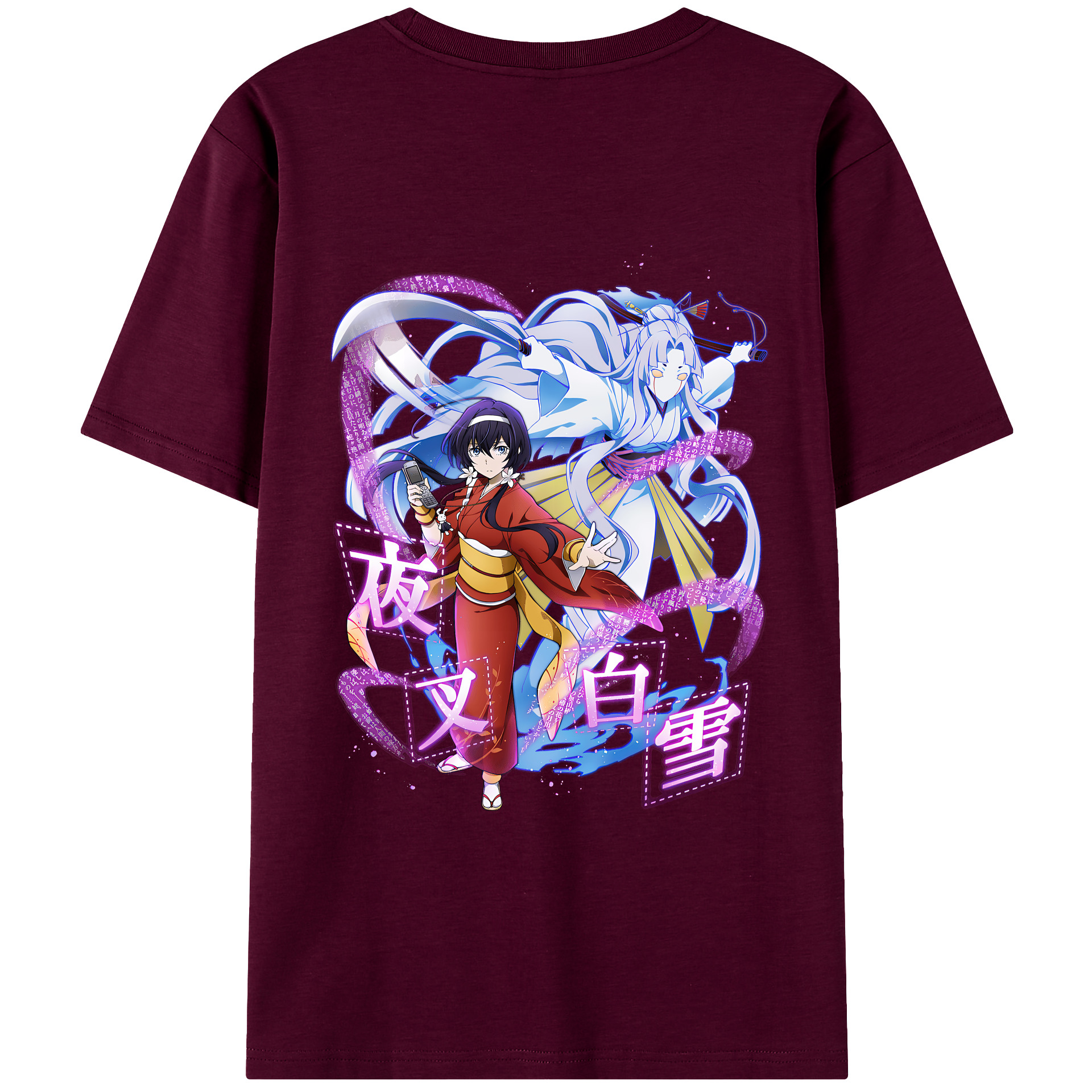 （画像用） 文豪ストレイドッグス Bungo Stray Dogs レディース半袖Tシャツ(バックプリント)